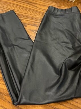 Express Black Faux Leather Leggings
